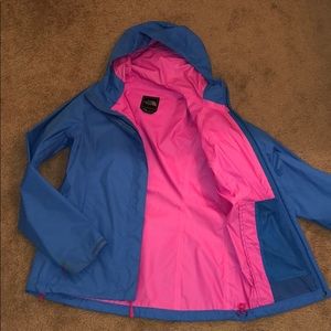 Blue North Face women’s rain jacket